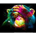 Painting by numbers wholesale colorful gorilla